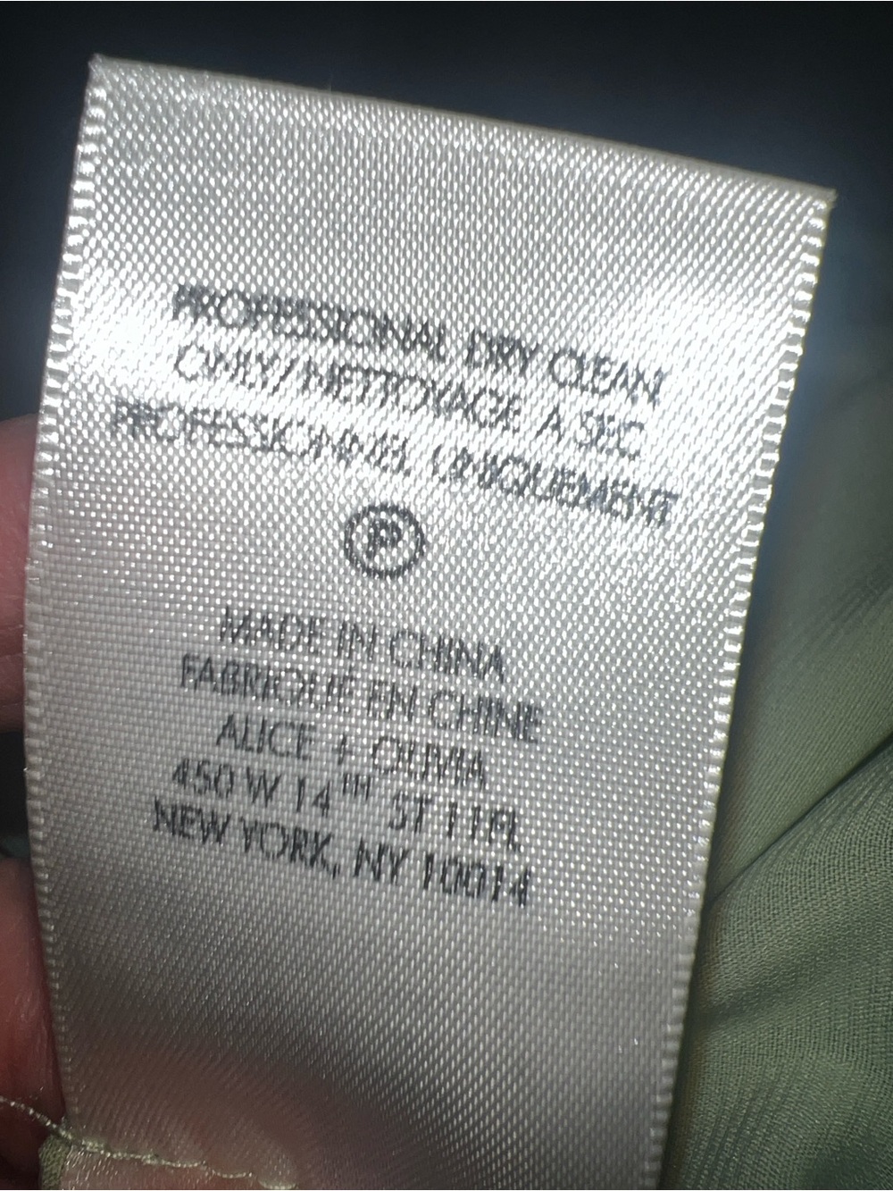 Alice + Olivia Mint Green Long Sleeve Dress - Picture 9 of 11